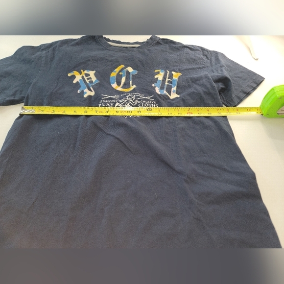 Mens Play Clothes Brand 100% Cotton Short Sleeve Crew Neck T-shirt SZ L - Picture 3 of 6